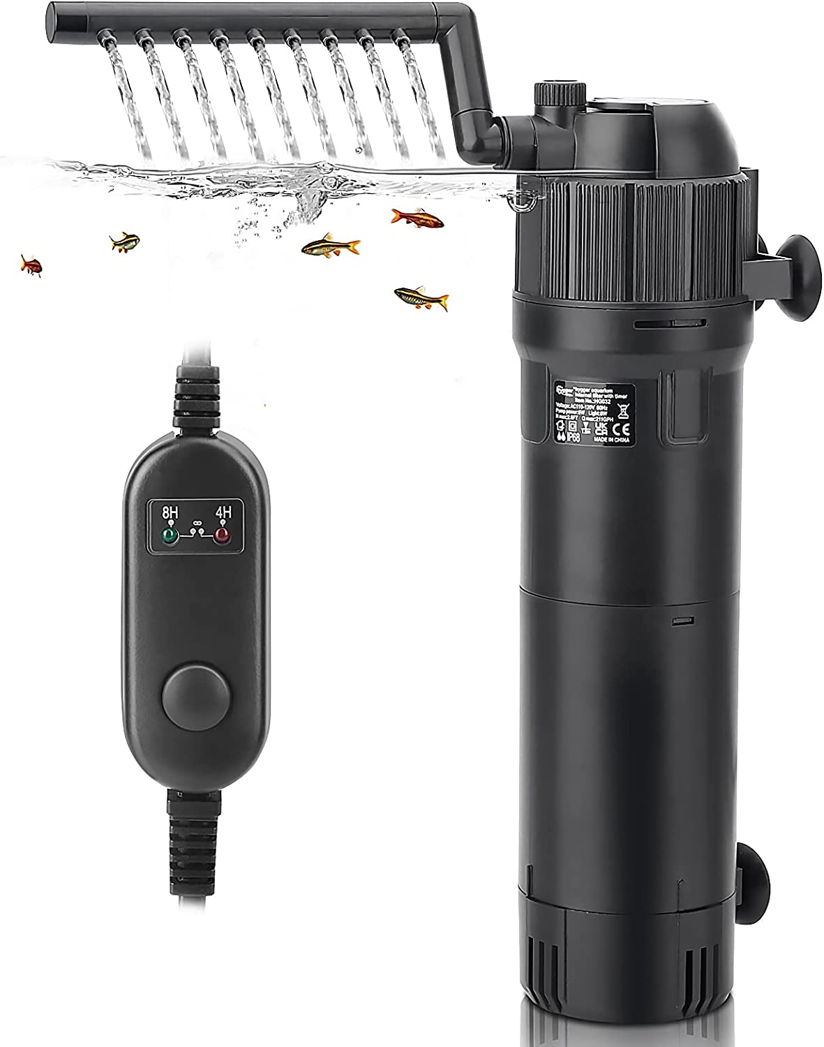 hygger submersible betta fish tank filter