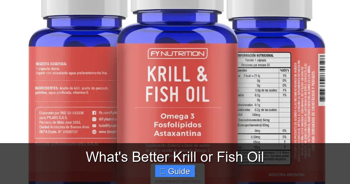 What's Better Krill or Fish Oil