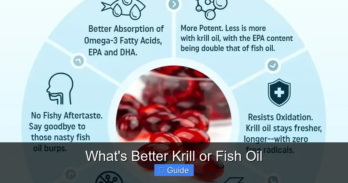 What's Better Krill or Fish Oil