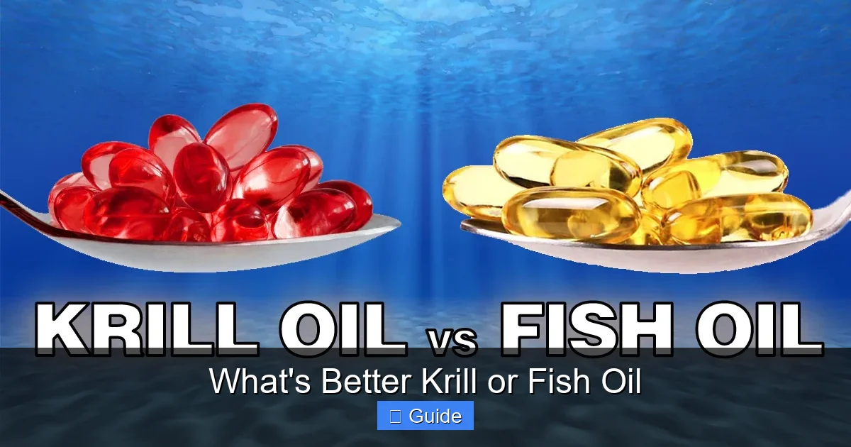 What's Better Krill or Fish Oil