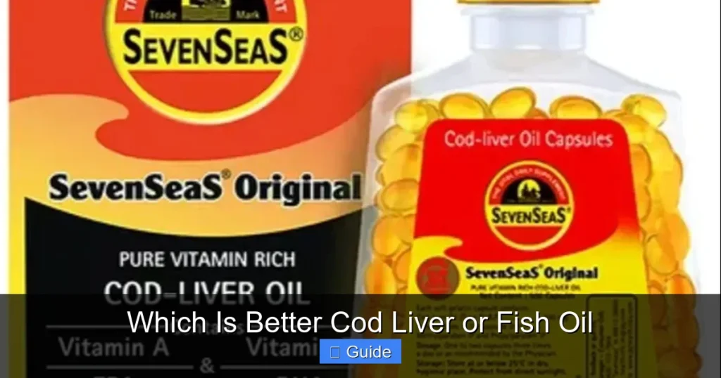 Which Is Better Cod Liver or Fish Oil