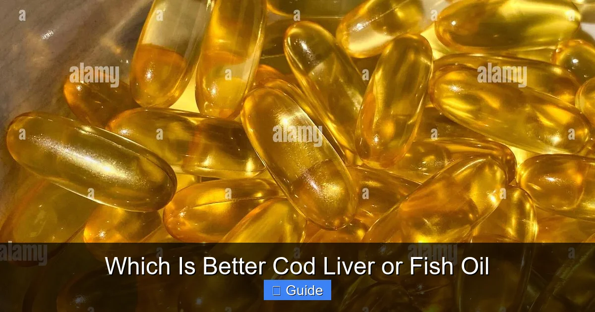 Which Is Better Cod Liver or Fish Oil