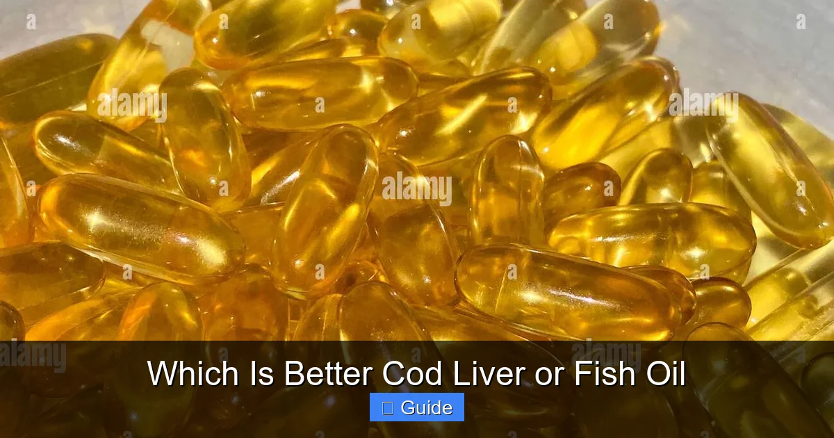 Which Is Better Cod Liver or Fish Oil