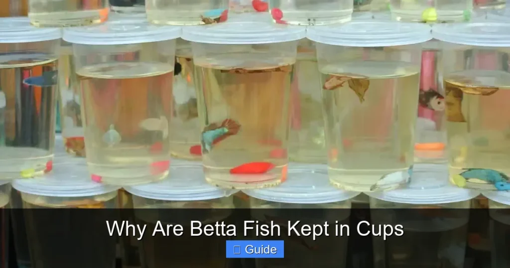 Why Are Betta Fish Kept in Cups