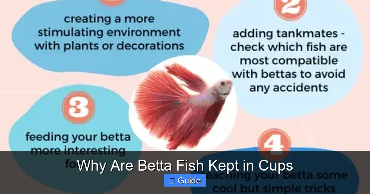 Why Are Betta Fish Kept in Cups
