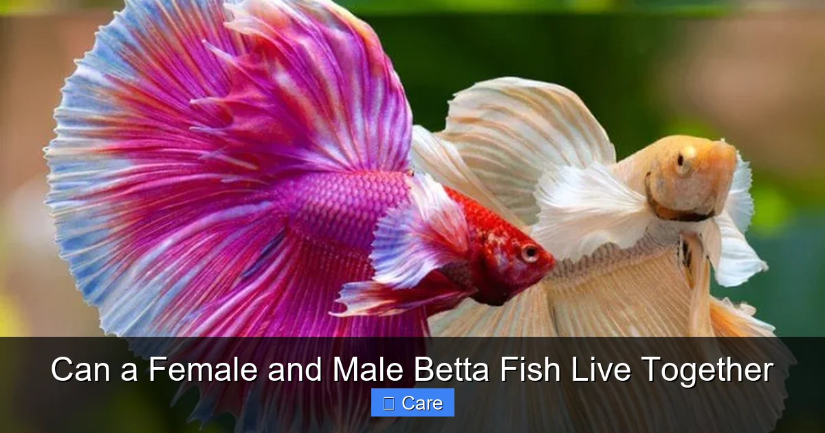 Can a Female and Male Betta Fish Live Together