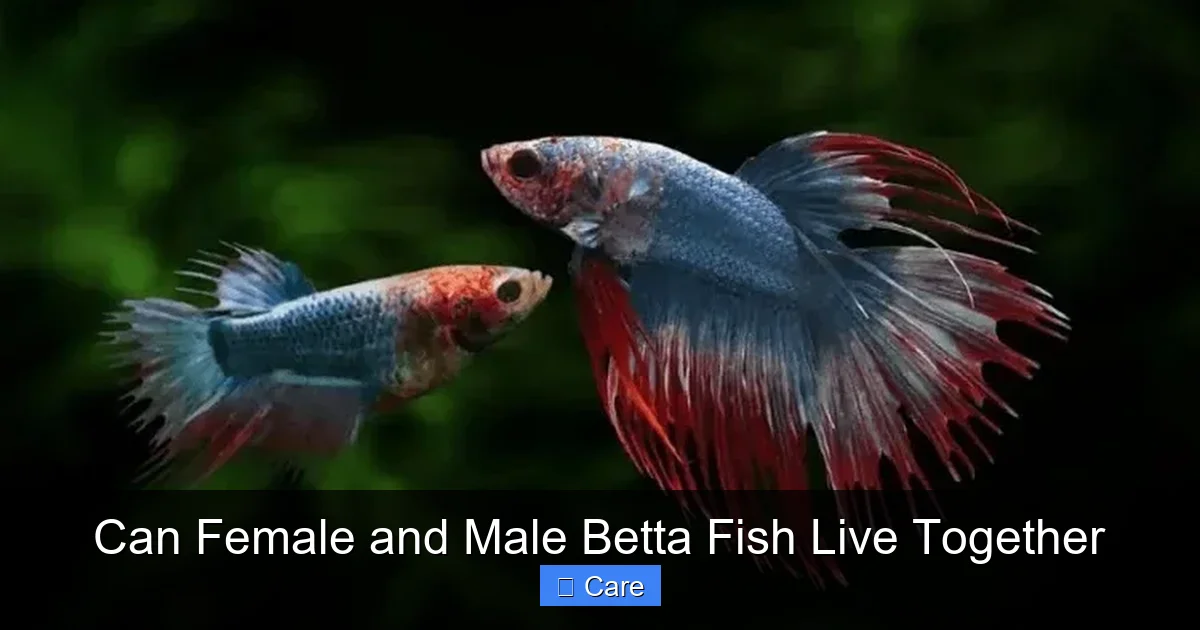 Can Female and Male Betta Fish Live Together