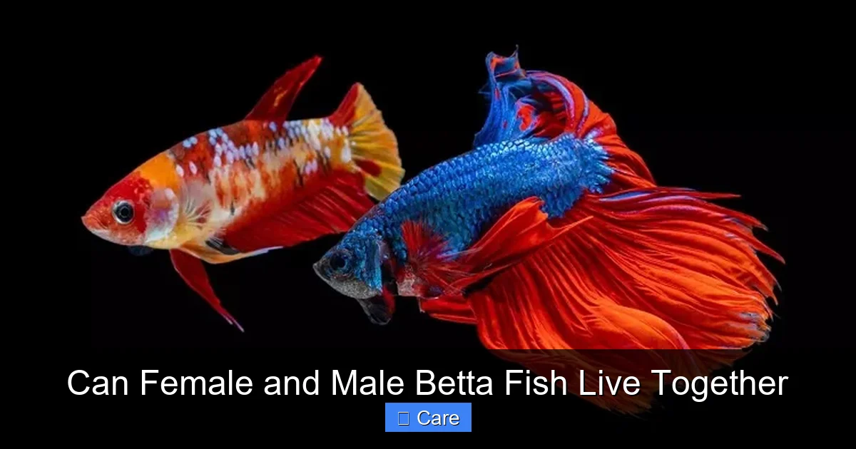 Can Female and Male Betta Fish Live Together