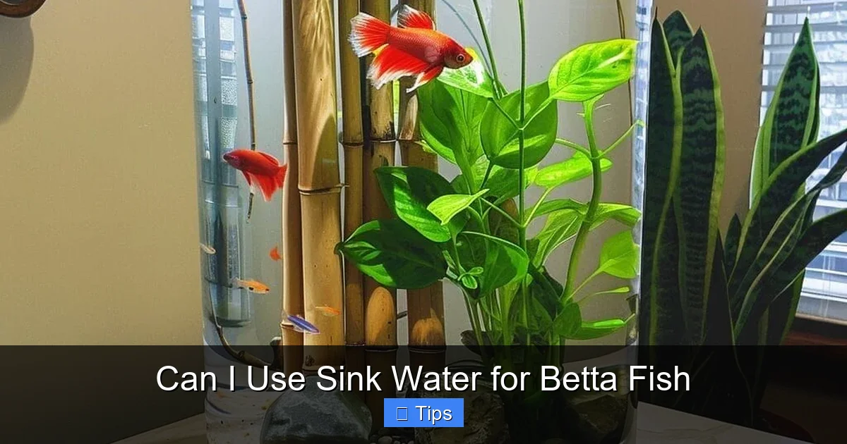 Can I Use Sink Water for Betta Fish