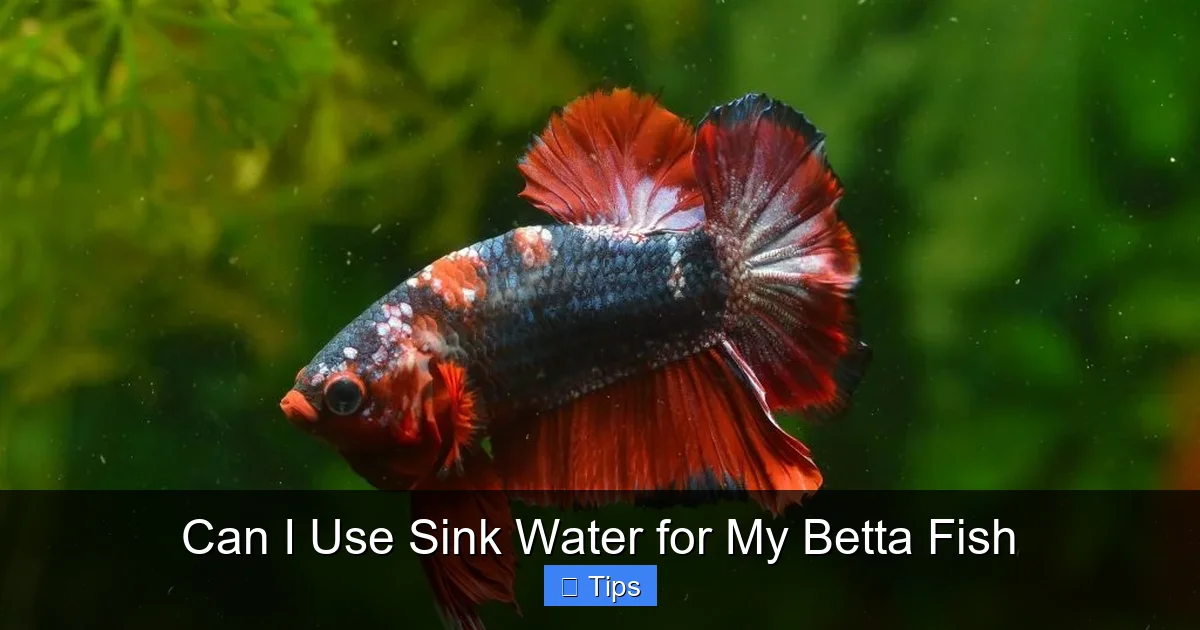 Can I Use Sink Water for My Betta Fish