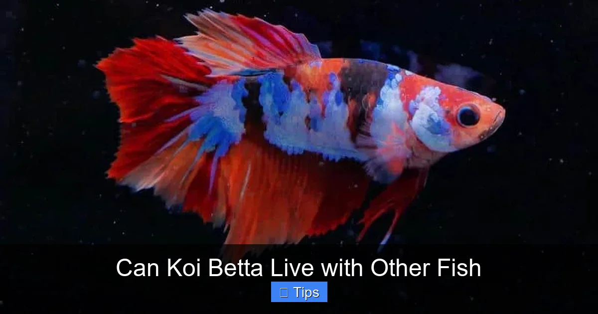 Can Koi Betta Live with Other Fish