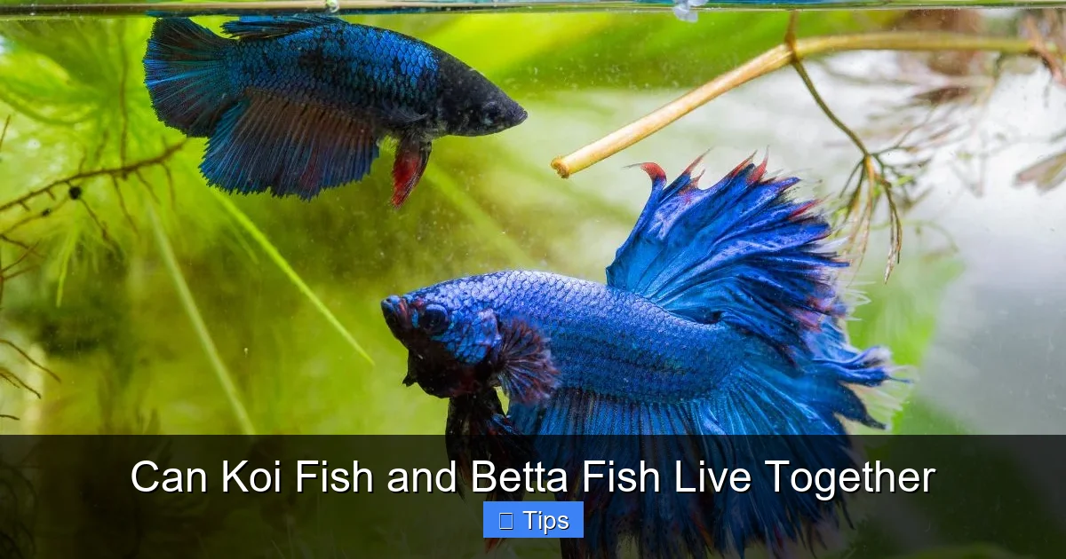 Can Koi Fish and Betta Fish Live Together