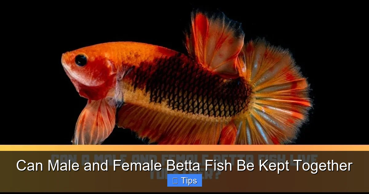 Can Male and Female Betta Fish Be Kept Together