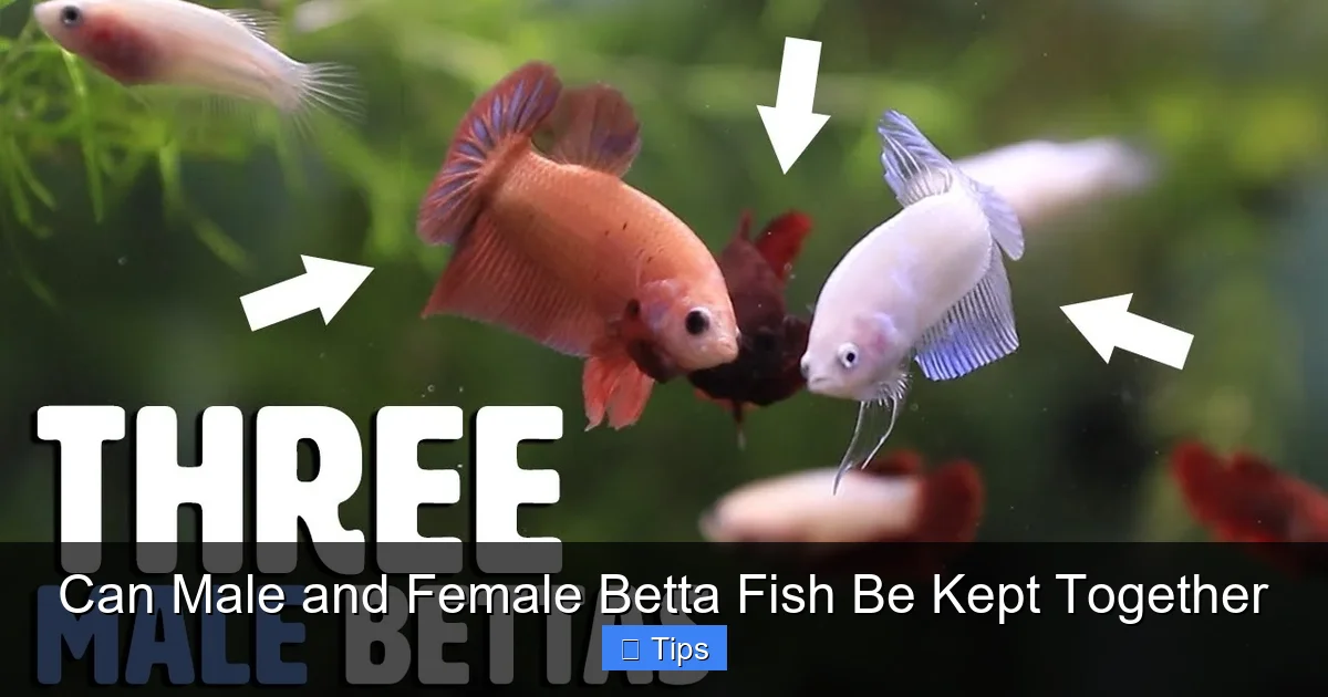 Can Male and Female Betta Fish Be Kept Together