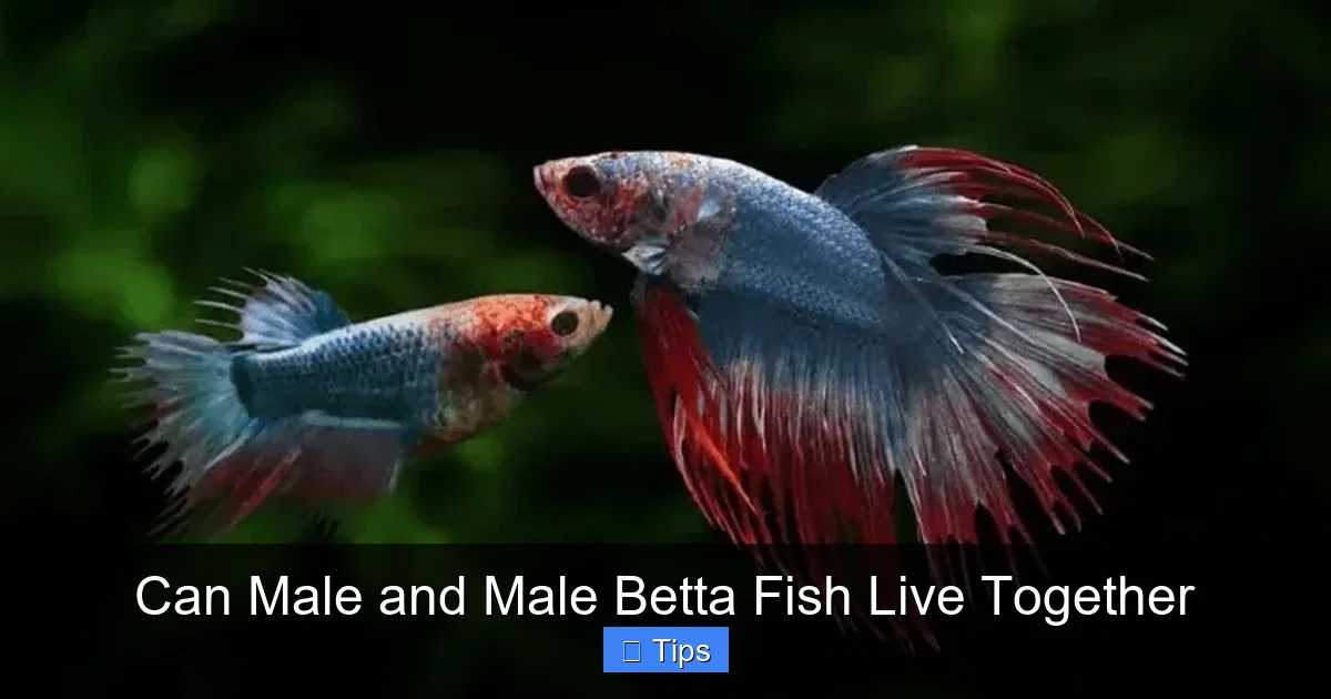 Can Male and Male Betta Fish Live Together