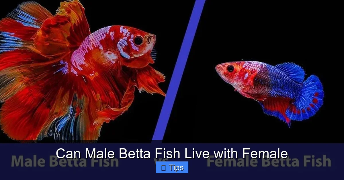 Can Male Betta Fish Live with Female