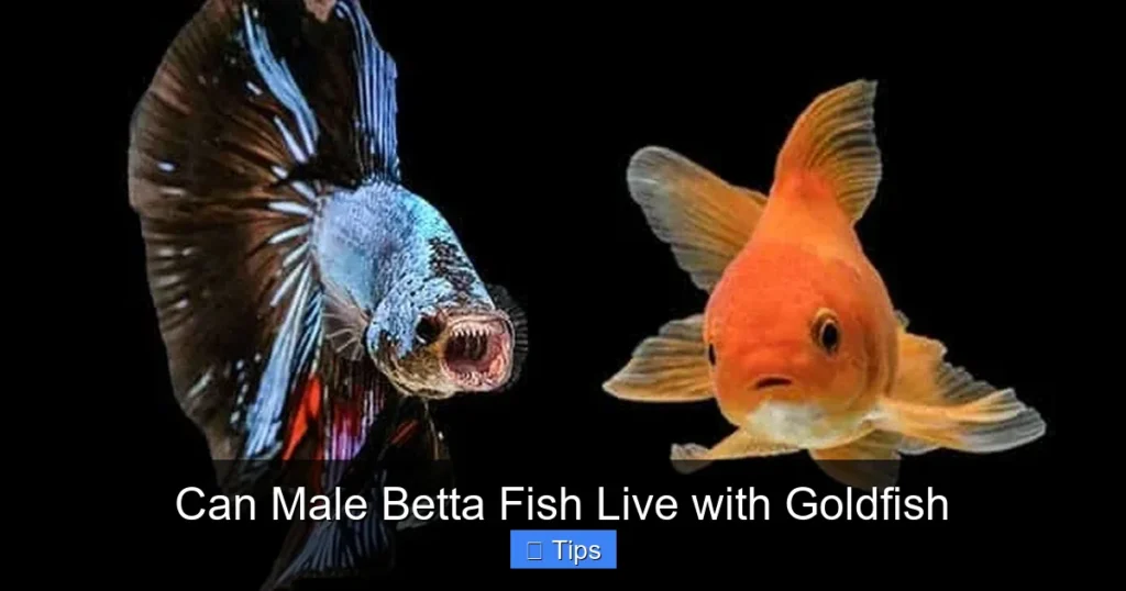 Can Male Betta Fish Live with Goldfish