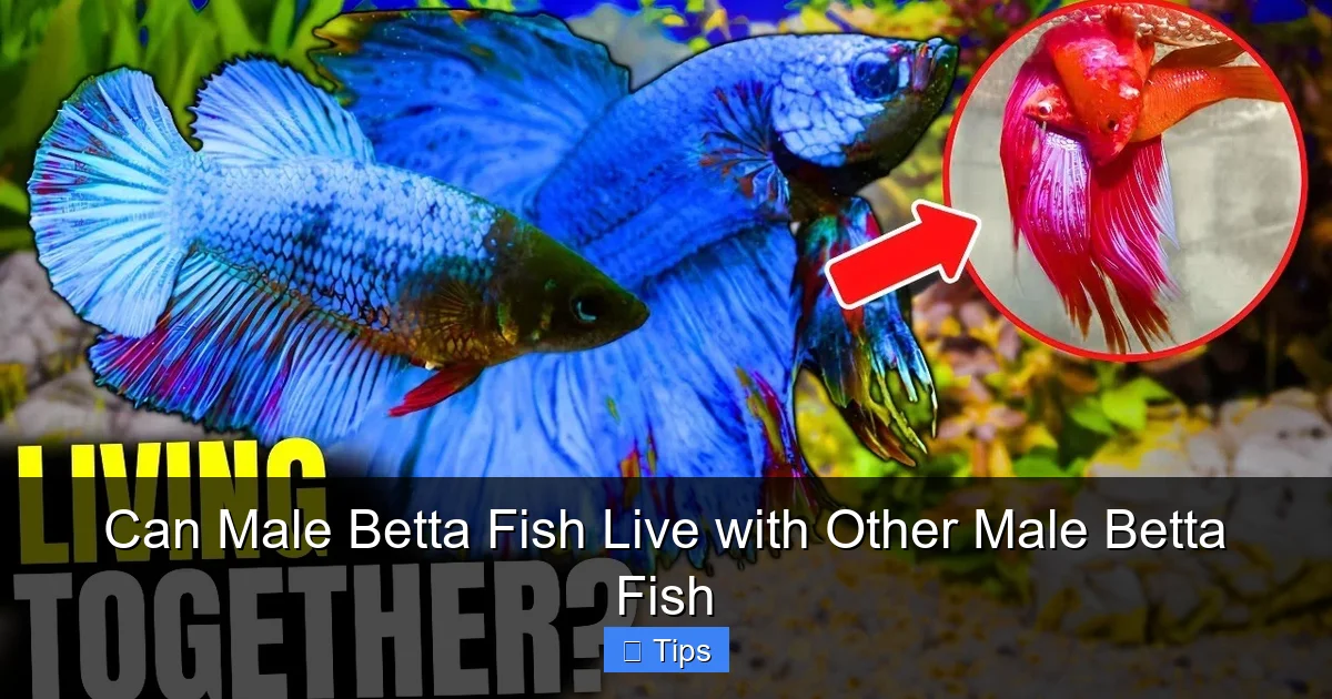 Can Male Betta Fish Live with Other Male Betta Fish