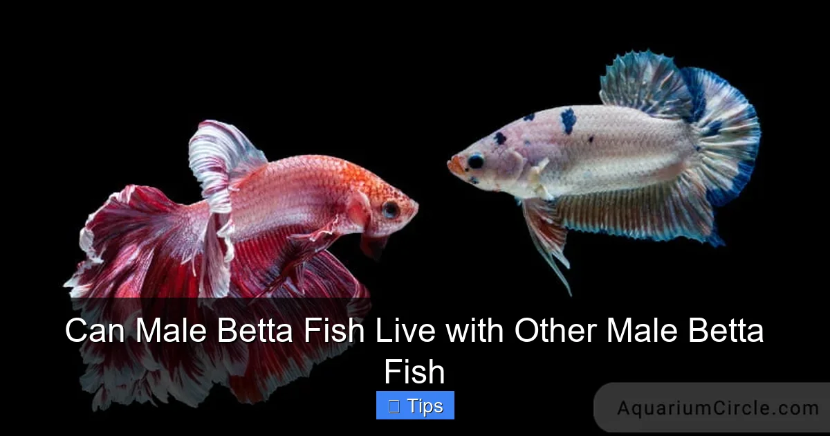 Can Male Betta Fish Live with Other Male Betta Fish
