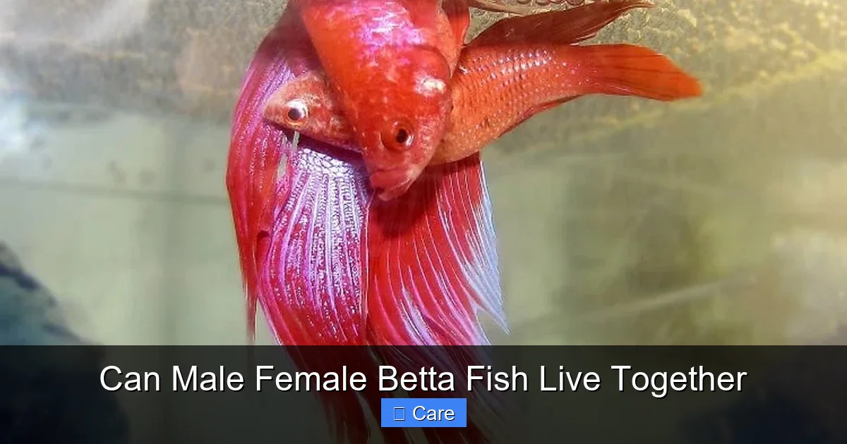 Can Male Female Betta Fish Live Together