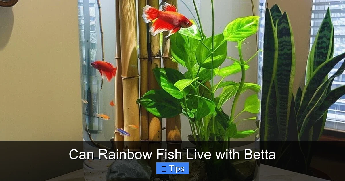 Can Rainbow Fish Live with Betta