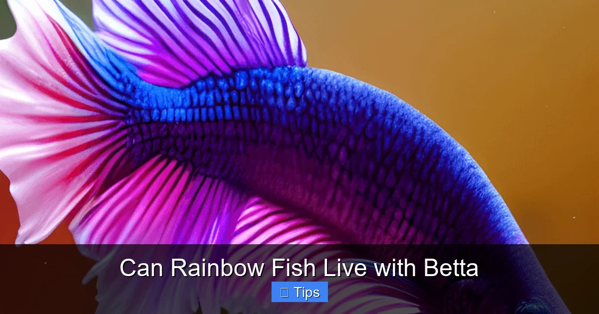 Can Rainbow Fish Live with Betta