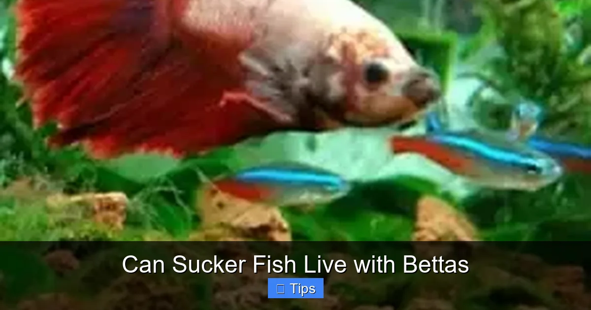 Can Sucker Fish Live with Bettas