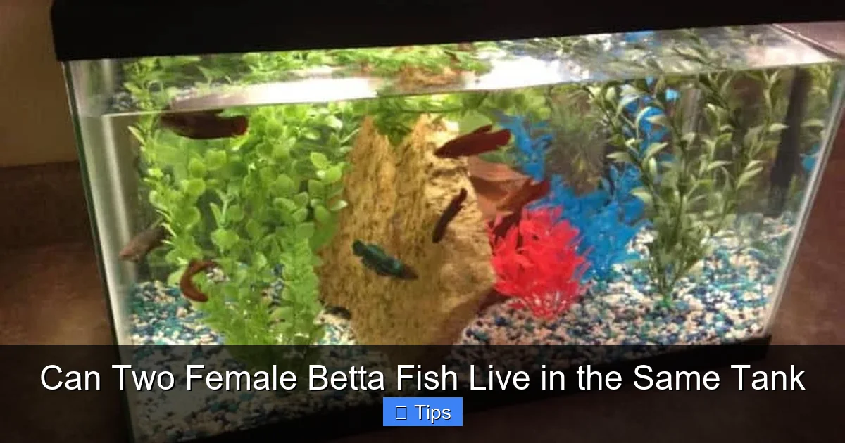 Can Two Female Betta Fish Live in the Same Tank
