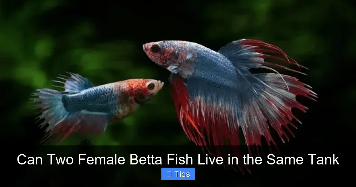 Can Two Female Betta Fish Live in the Same Tank