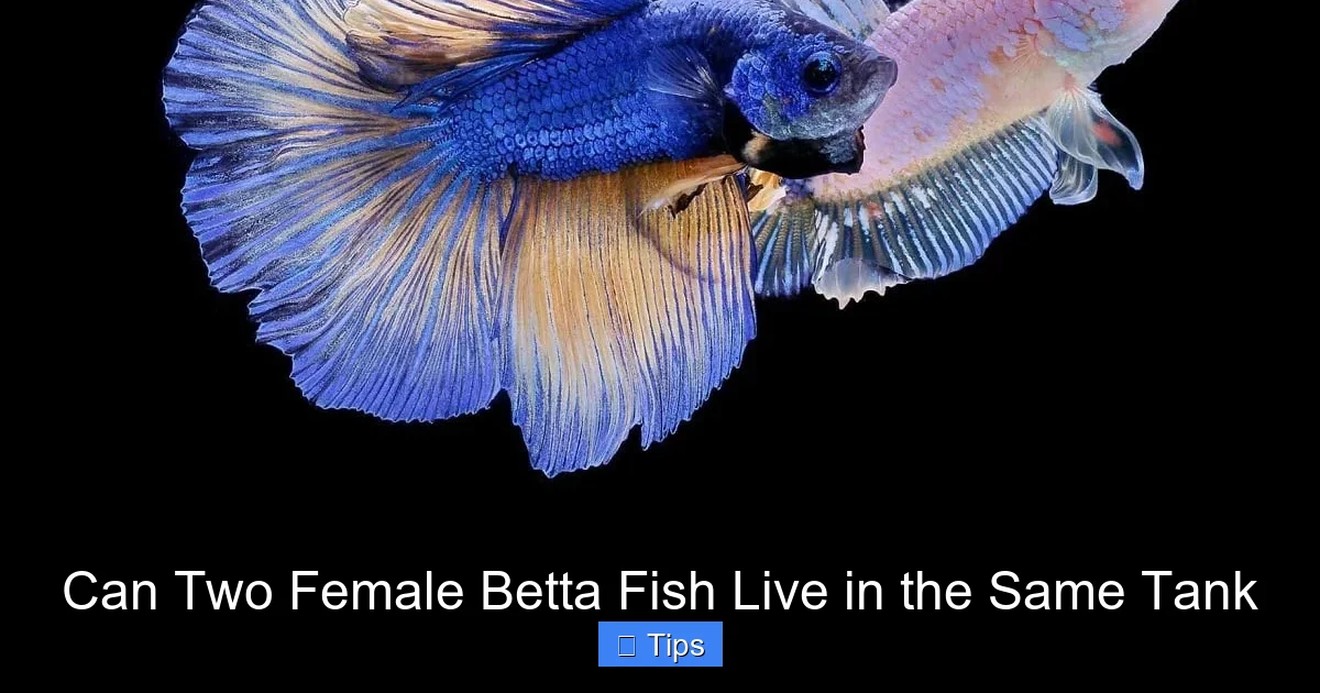 Can Two Female Betta Fish Live in the Same Tank