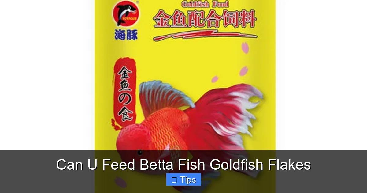 Can U Feed Betta Fish Goldfish Flakes