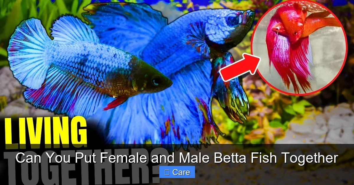 Can You Put Female and Male Betta Fish Together