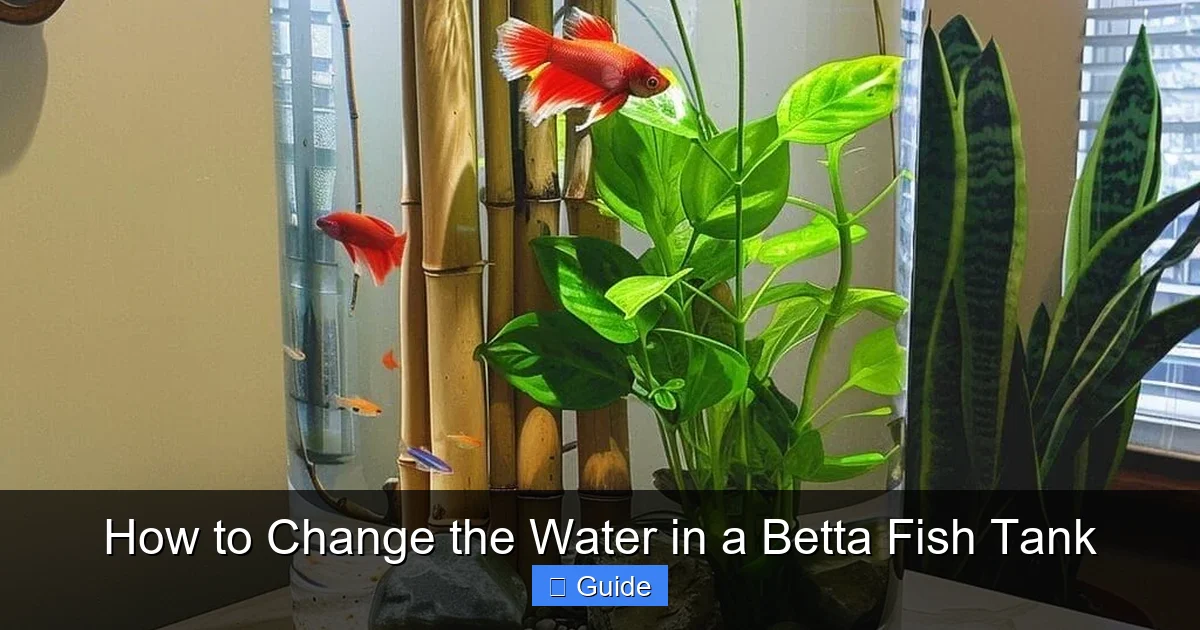 How to Change the Water in a Betta Fish Tank