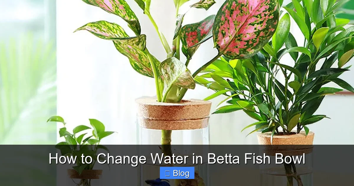 How to Change Water in Betta Fish Bowl
