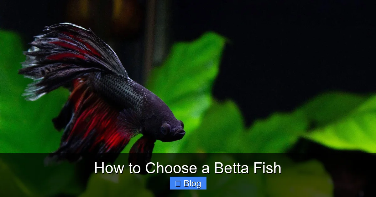 How to Choose a Betta Fish