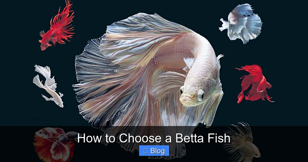 How to Choose a Betta Fish