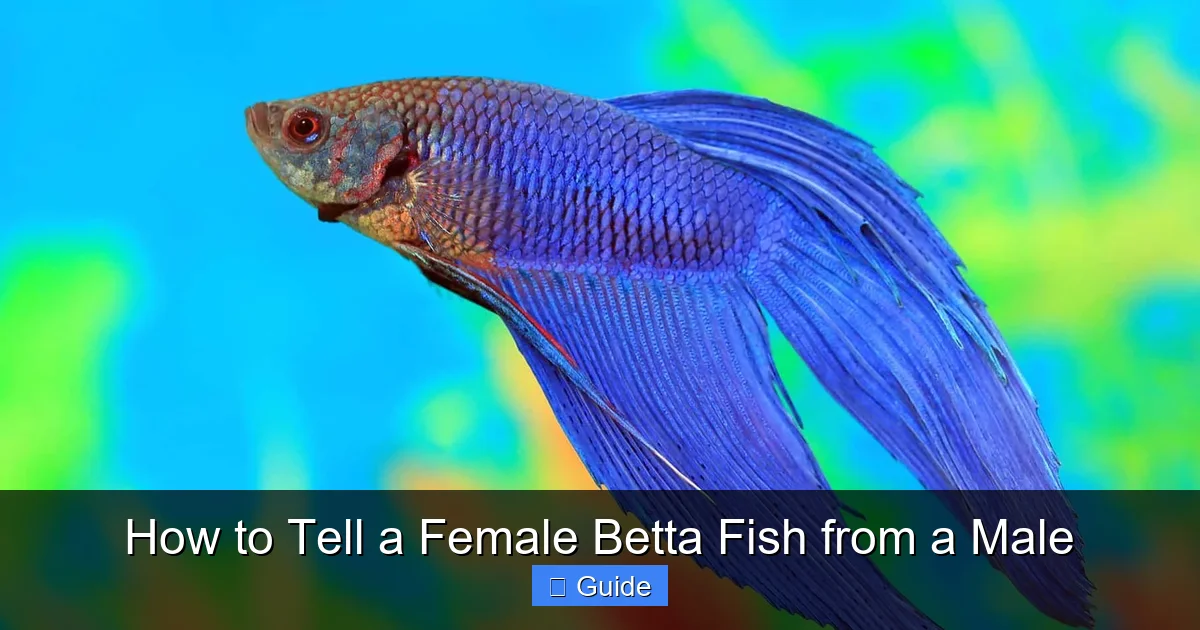 How to Tell a Female Betta Fish from a Male