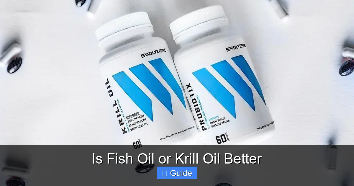 Is Fish Oil or Krill Oil Better