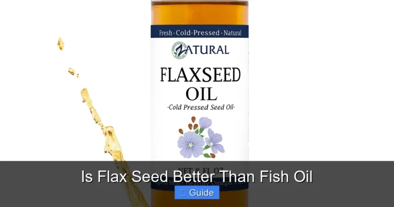 Is Flax Seed Better Than Fish Oil