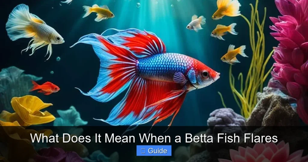 What Does It Mean When a Betta Fish Flares
