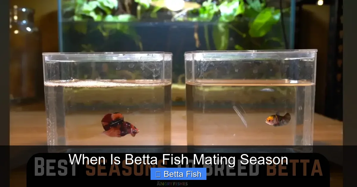 When Is Betta Fish Mating Season
