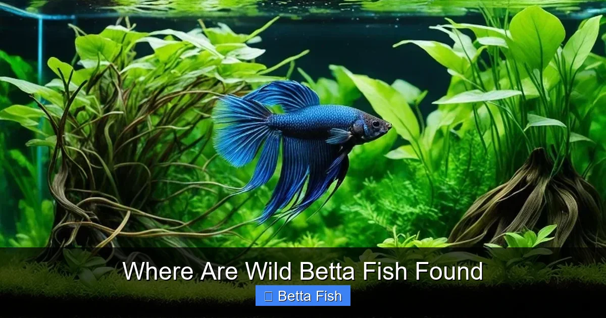 Where Are Wild Betta Fish Found