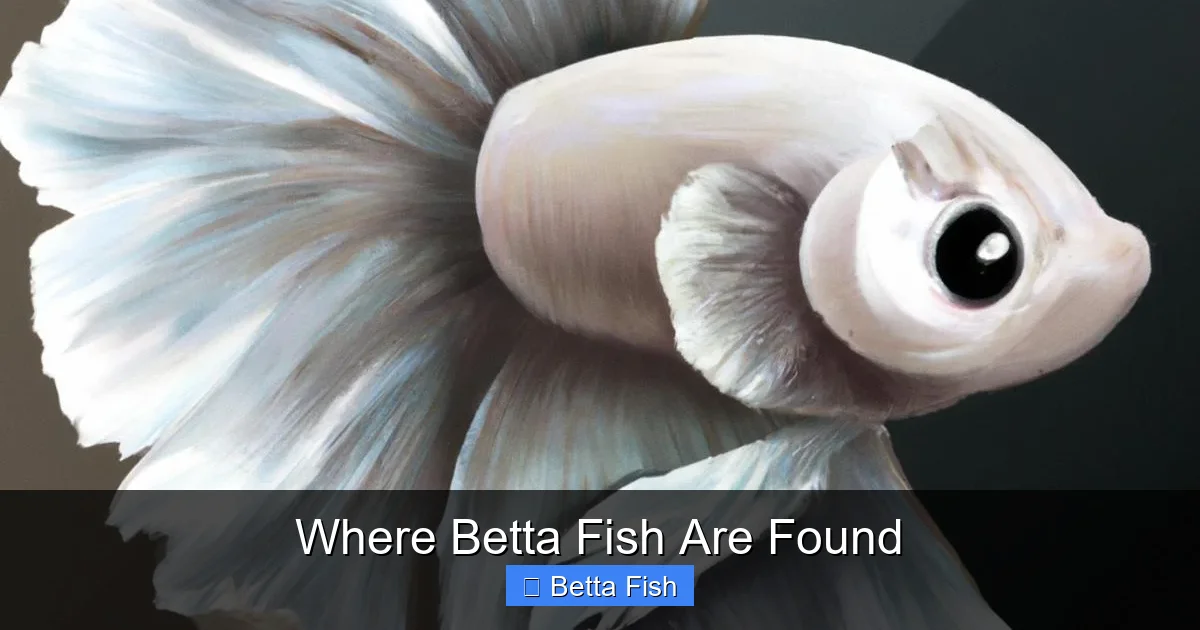 Where Betta Fish Are Found