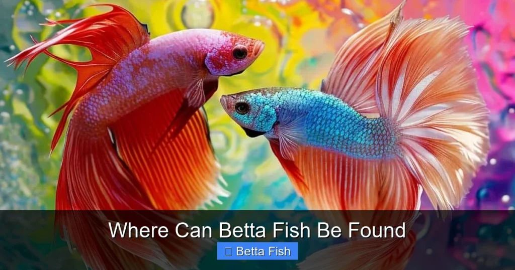 Where Can Betta Fish Be Found
