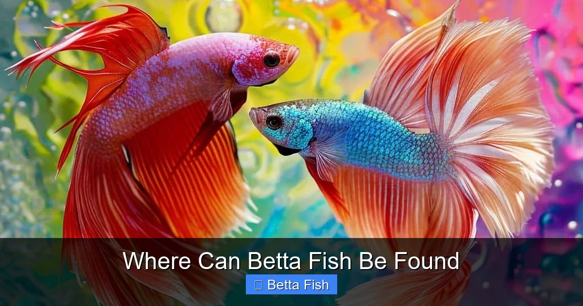 Where Can Betta Fish Be Found