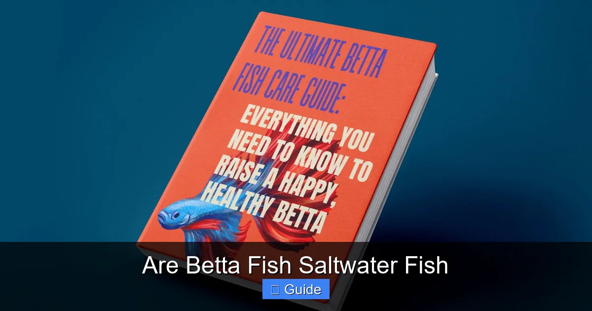 Are Betta Fish Saltwater Fish