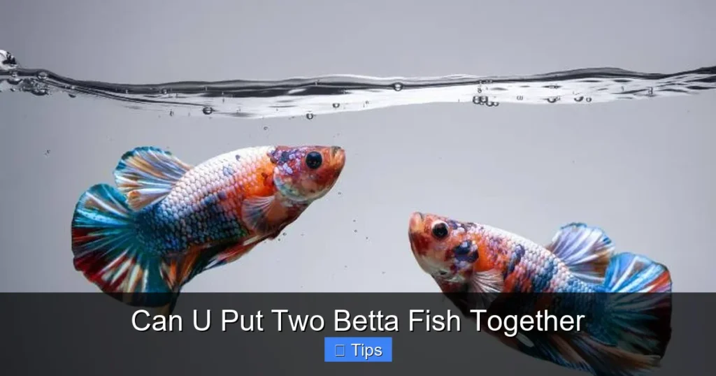 Can U Put Two Betta Fish Together