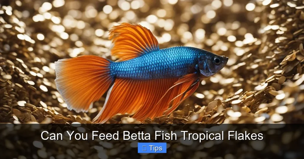 Can You Feed Betta Fish Tropical Flakes