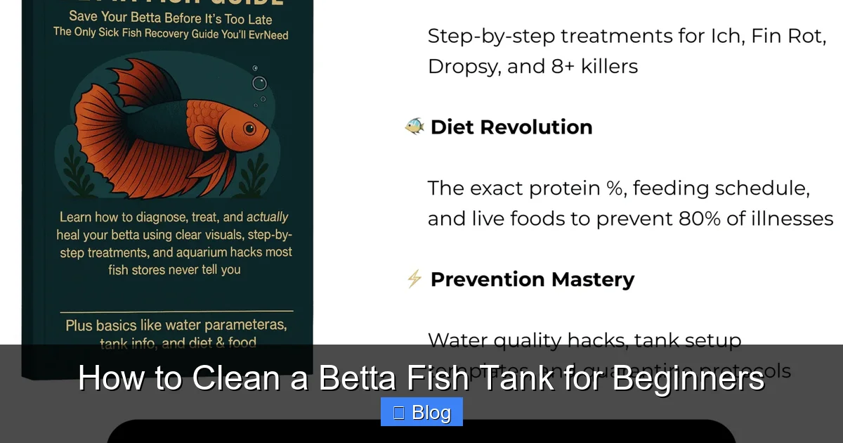 How to Clean a Betta Fish Tank for Beginners