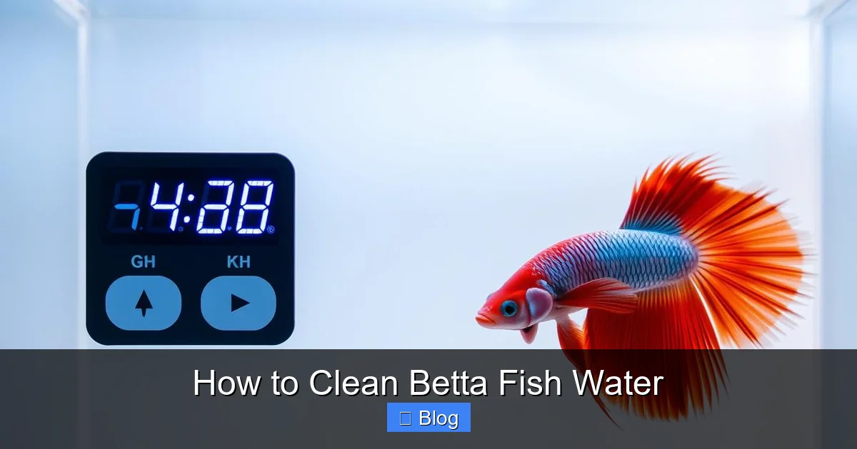 How to Clean Betta Fish Water